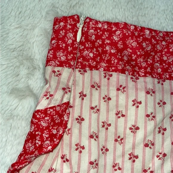 Atmosphere Ruffled Patterned Skirt - Picture 4 of 4